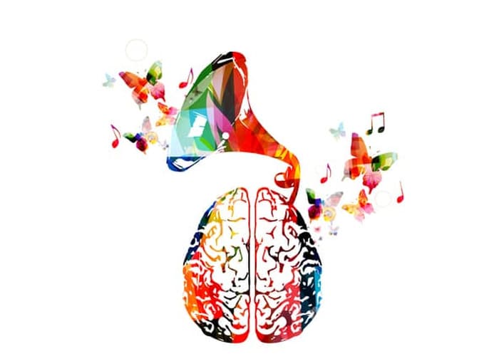music playing from brain to represent music's connection to neurochemistry