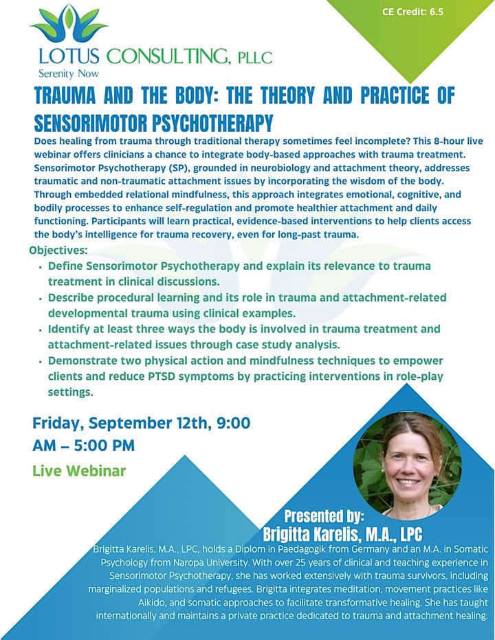 Trauma and the Body: The Theory and Practice of Sensorimotor Psychotherapy